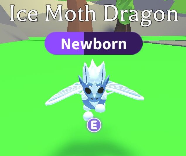 Roblox Adopt Me Ice Moth Dragon, Video Gaming, Gaming Accessories