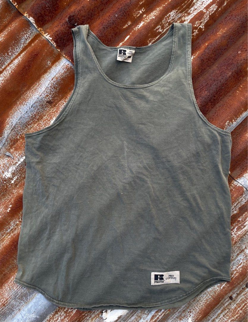 Russell athletic pro cotton tank tops shop