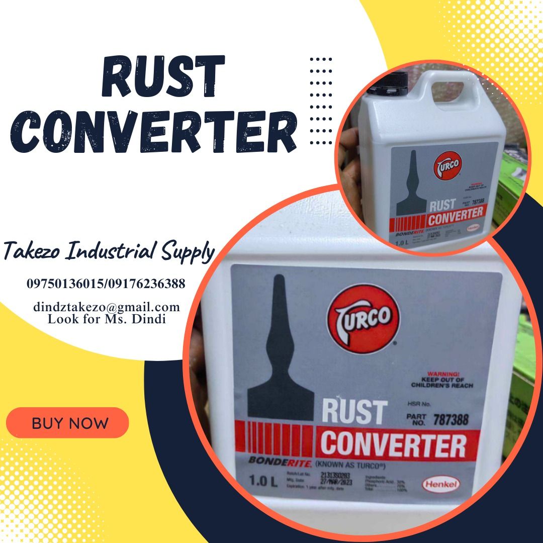 Rust converter, Commercial & Industrial, Industrial Equipment on Carousell