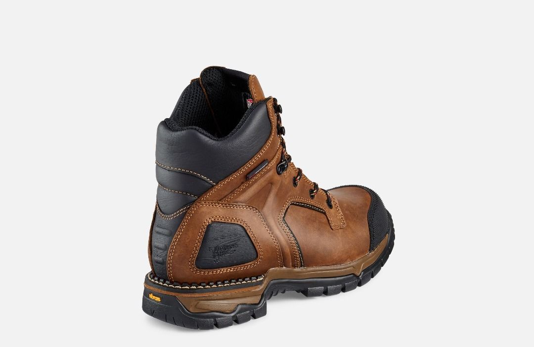 Safety Shoe Red Wing Men 6Inch Brown EH AT WP 2401 Flexforce Dynaforce Men s Fashion Footwear Boots on Carousell