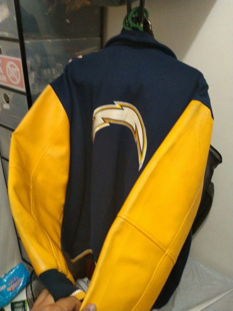 San Diego chargers varsity jacket, Men's Fashion, Tops & Sets, Hoodies on  Carousell