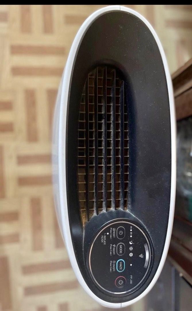 Sharp Air Purifier FP-J30E-B (Category: Home Improvement Tools & Accessories) located in Manila. Submitted by macariosacay1870 (Listing ID 1246736093, Image 2). Description: 23 sq.m . Plasmacluster Ion Technology High Density Plasmacluster Ions and Fan Plasmacluster Ion Modes (On/Off) Plasmacluster Indicator Light Replacement Filter (Automatic Detection) Special Program Mode (Haze Mode).