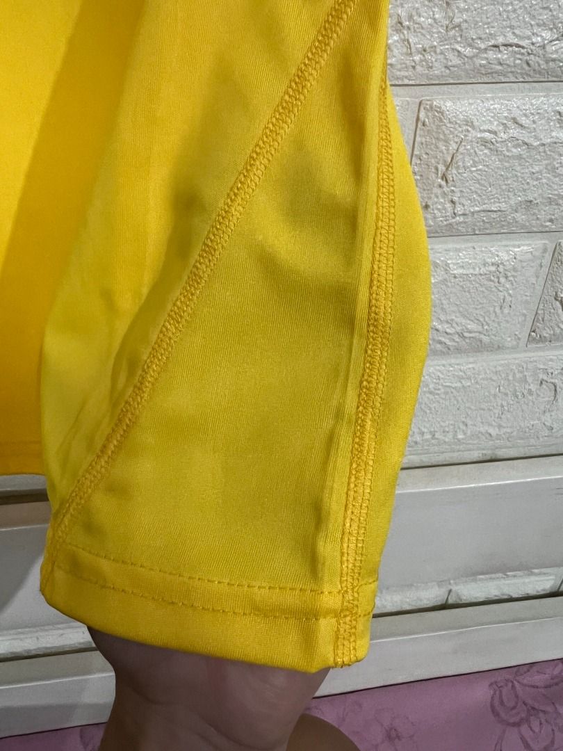 Sletic Dri Fit T Shirts for Women Light Yellow Women s Fashion