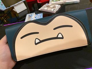 Snorlax  Leather pouch or case for nintendo switch oled!!