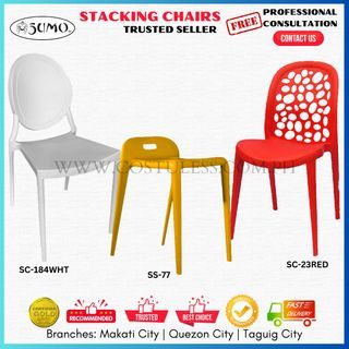 STACKABLE CHAIRS! Sumo Plastic Chair, Restaurant Chair, Outdoor Chair, Indoor Chair, Home Furniture, Restaurant Furniture, Stacking Chair, Pantry Chair, Dining Chair
