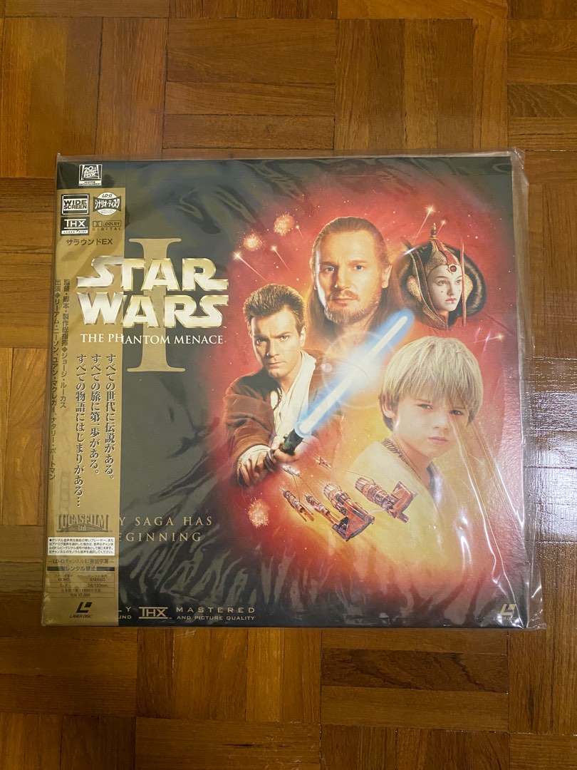 Star Wars Episode 1 The Phantom Menace Laserdisc, TV & Home