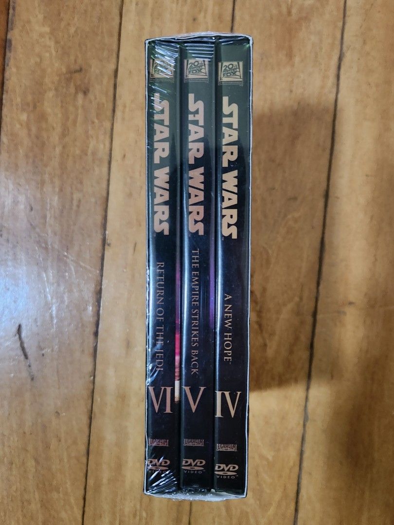 Star Wars Original Trilogy Disc Set (Ep. 4-6) (Category: CDs & DVDs) located in Pasig City. Submitted by ge_borro (Listing ID 1246708732, Image 3). Description: Sealed.