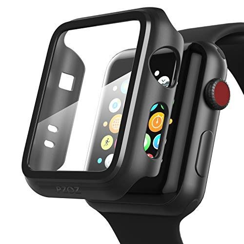PZOZ Apple Watch Series 3 Screen Protector iWatch PC Case PET