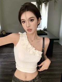 Stretchy Ruffled Top