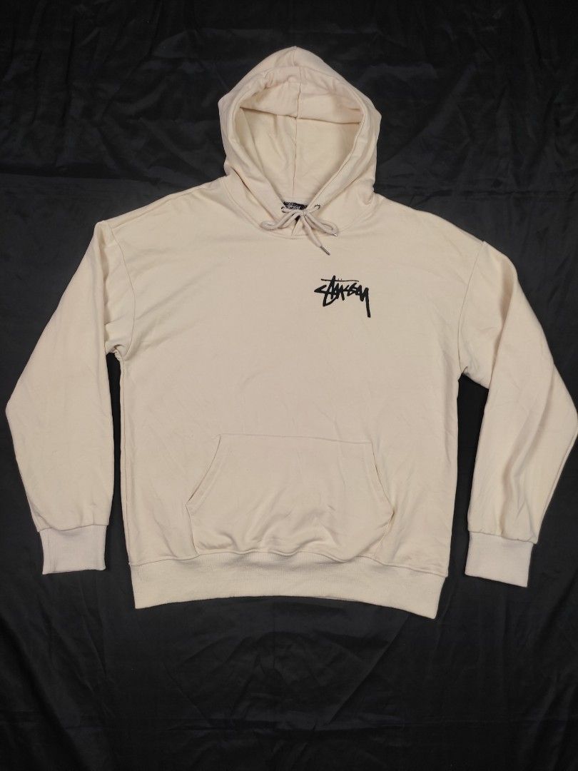 Stussy graphic hoodie (Category: Hoodies) located in Quezon City. Submitted by cyborgph (Listing ID 1246592717, Image 2). Description: stussy graphic hoodie 24 x 28.5 in excellent condition no issue negotiable just shoot your offer.