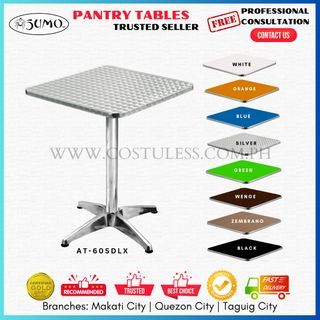 🍽️🔥SUMO Pantry Tables, Table Tops and Table Legs🍽️🔥 Aluminum Table, Commercial Table Top Furniture, Cafe Table, Outdoor Table, Restaurant Table, Bar Table, Restaurant Furniture, Home Furniture, Pantry Table, Food Court Table