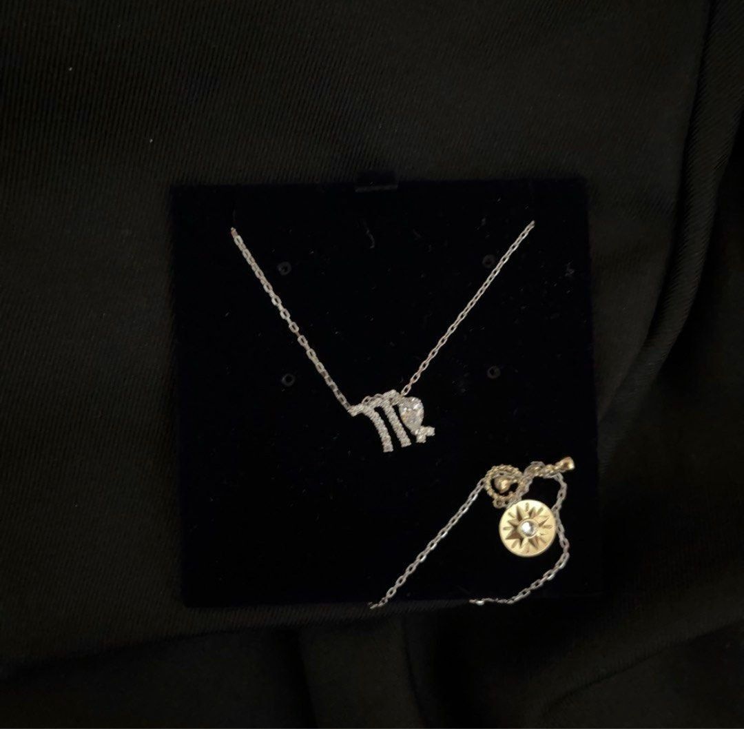 Virgo necklace swarovski deals