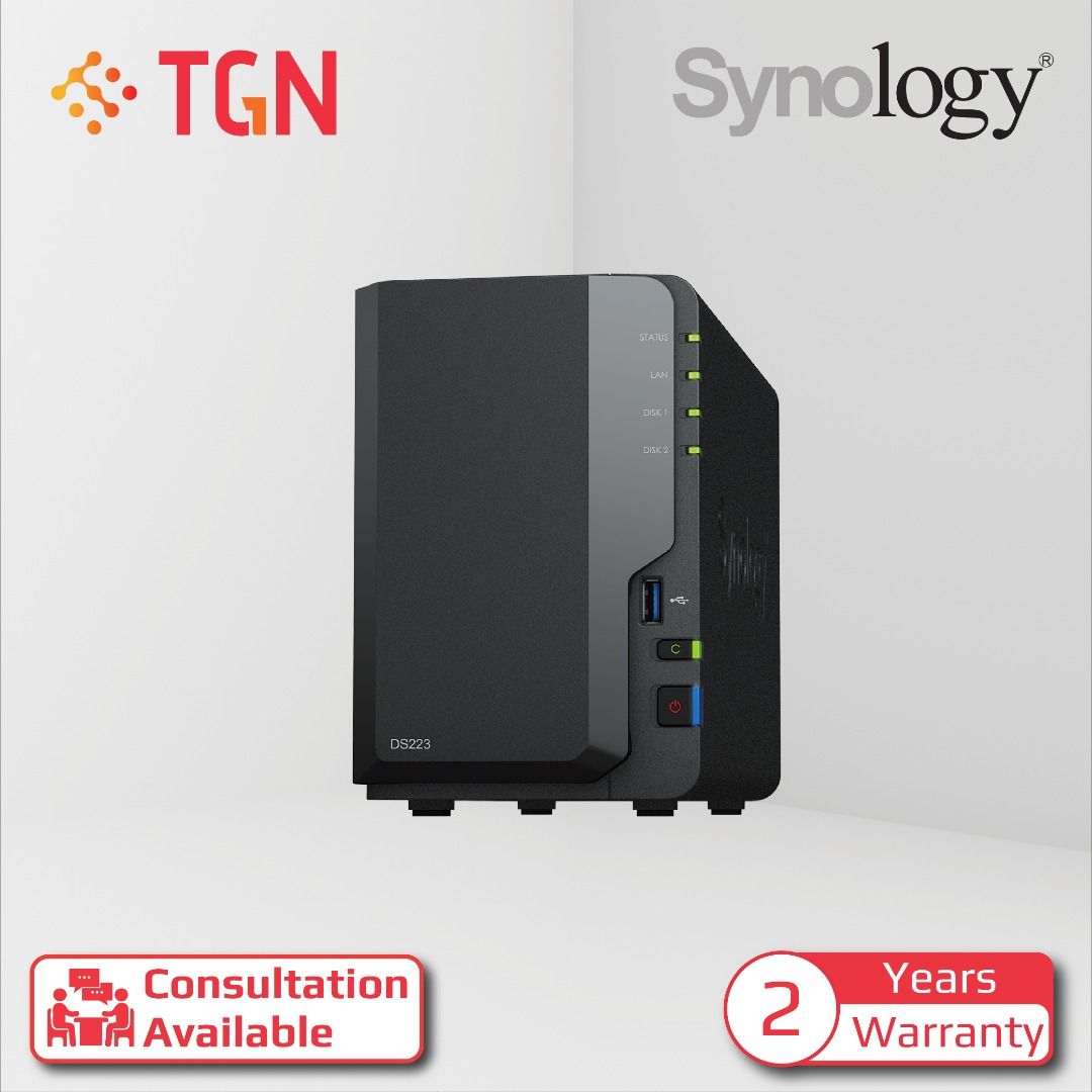 Synology 2-bay DiskStation DS223j (Diskless)