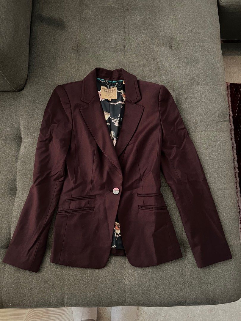 Ted baker red blazer hot sale