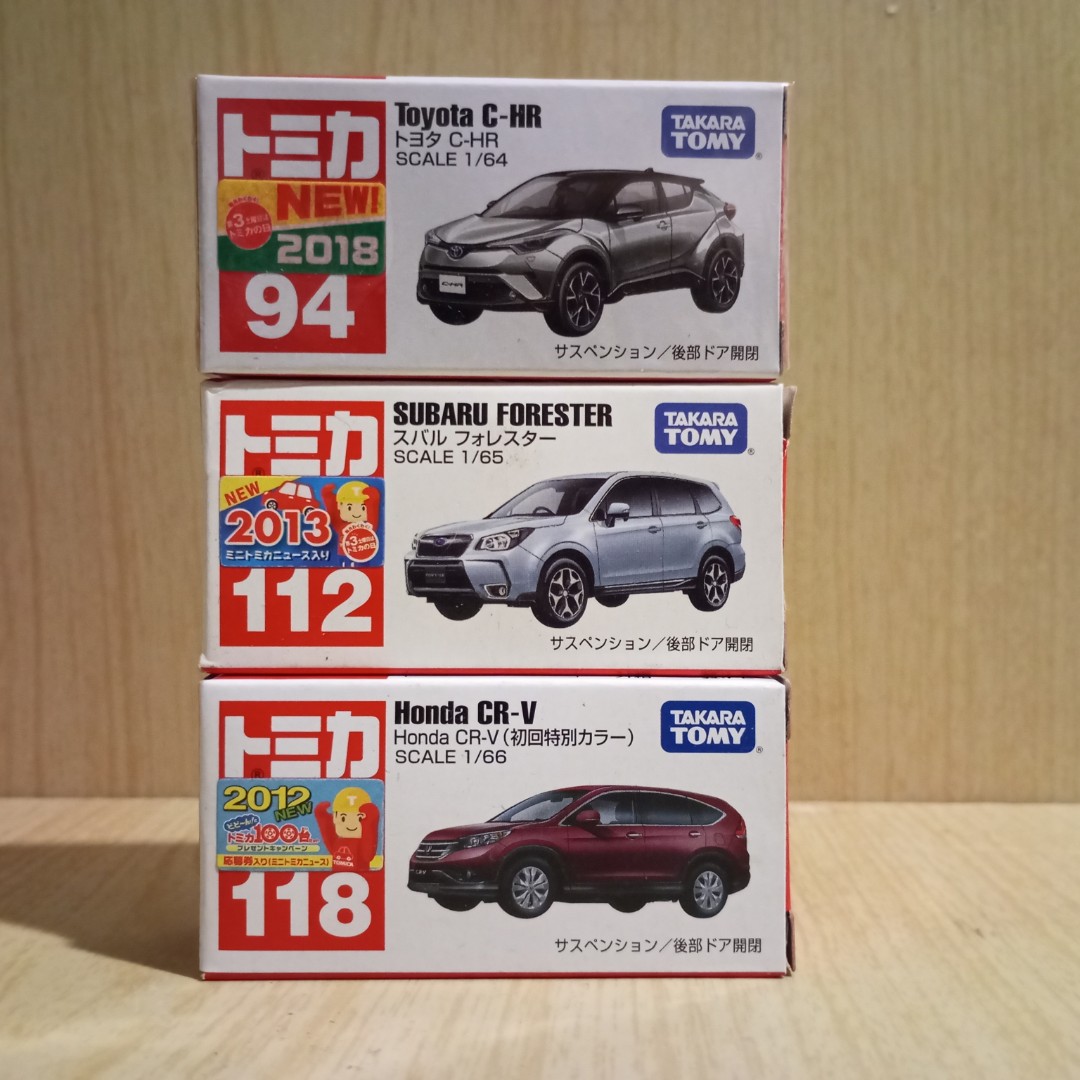 Tomica Honda CRV Subaru Forester Toyota CHR on Carousell