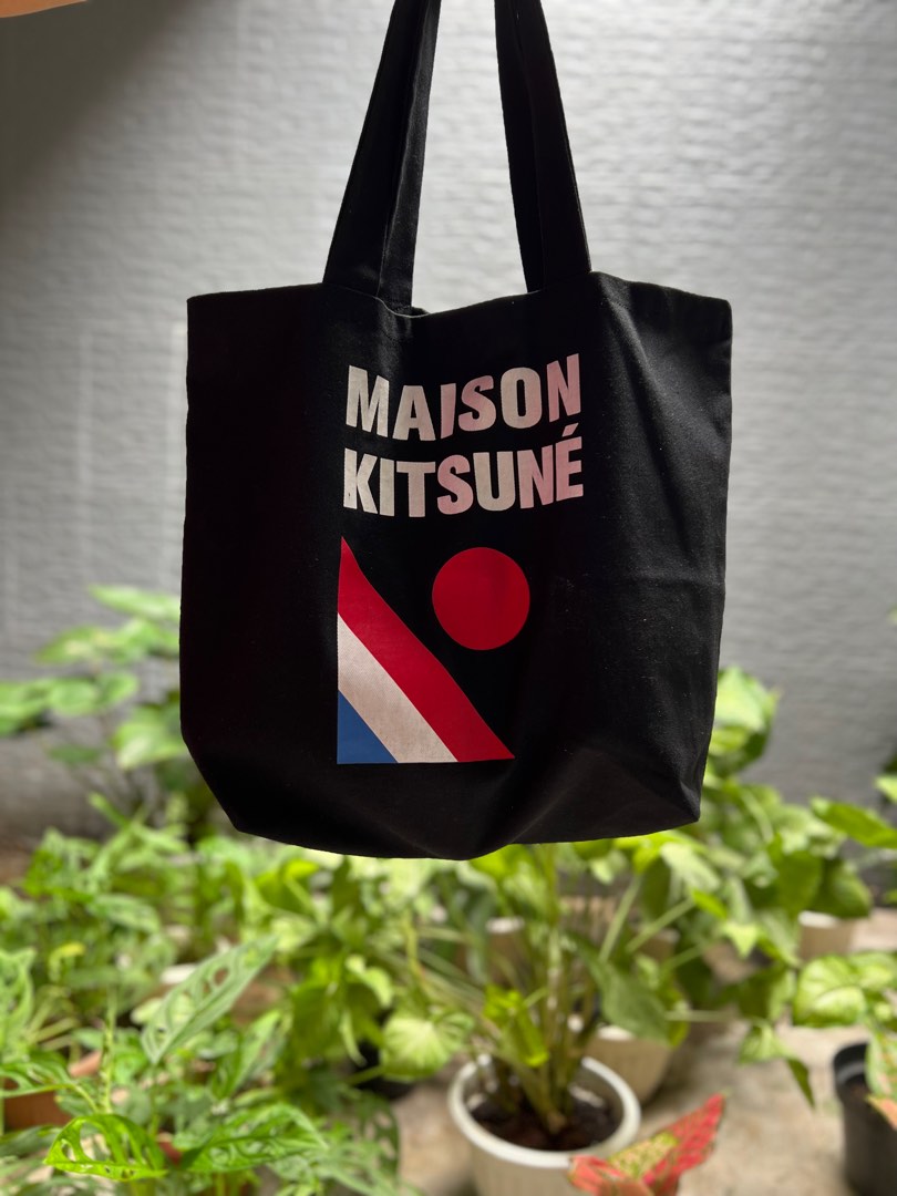 Tote Bag Maison Kitsune on Carousell
