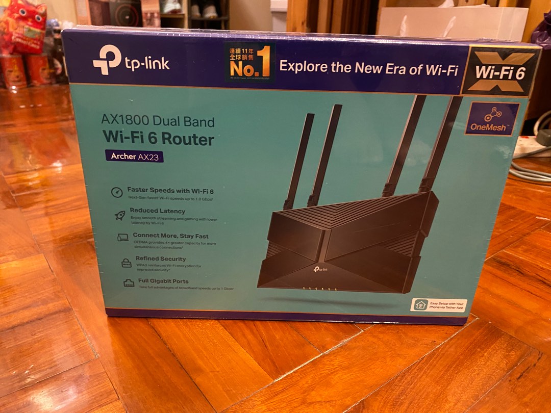 Tp link AC1800 Dual Band Wi Fi 6 Router Wifi 