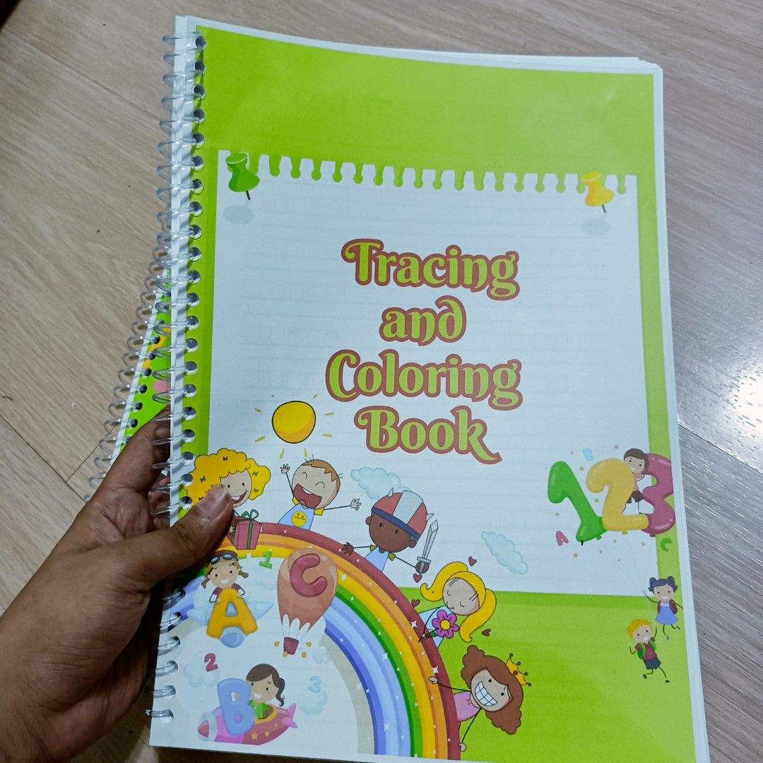 Hobbies　Tracing　on　Books　and　Book,　Books　Children's　Coloring　Magazines,　Toys,　Carousell