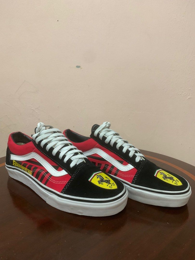 Ferrari vans shoes 2025