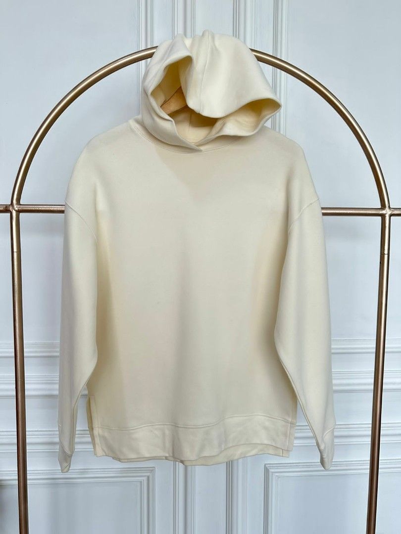 Uniqlo hoodie double faced sweater unisex Fesyen Pria Pakaian
