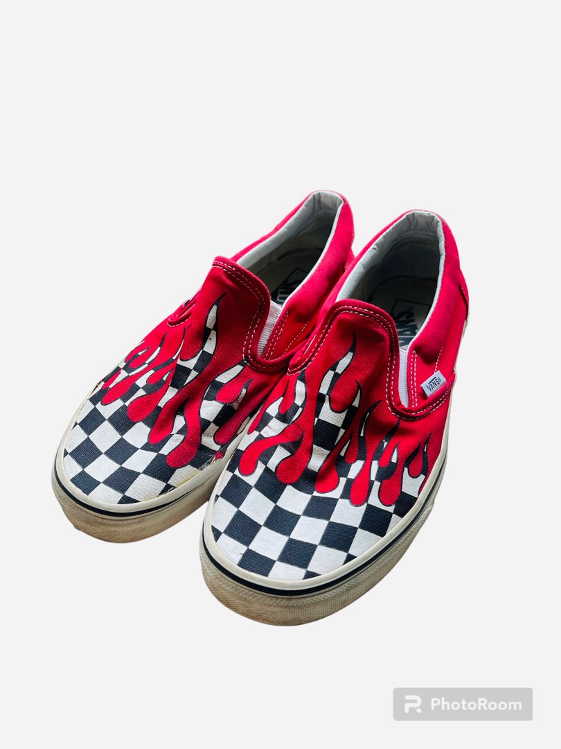 Checkered flame slip hotsell ons