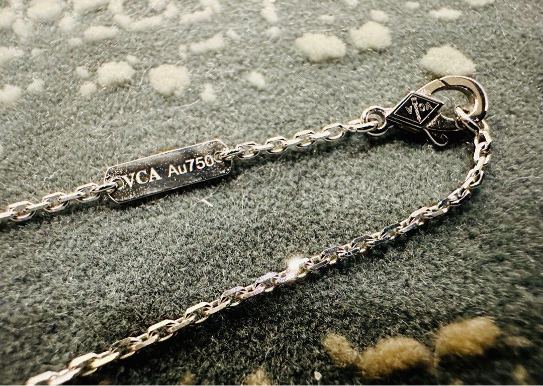 Vintage white gold necklace on sale
