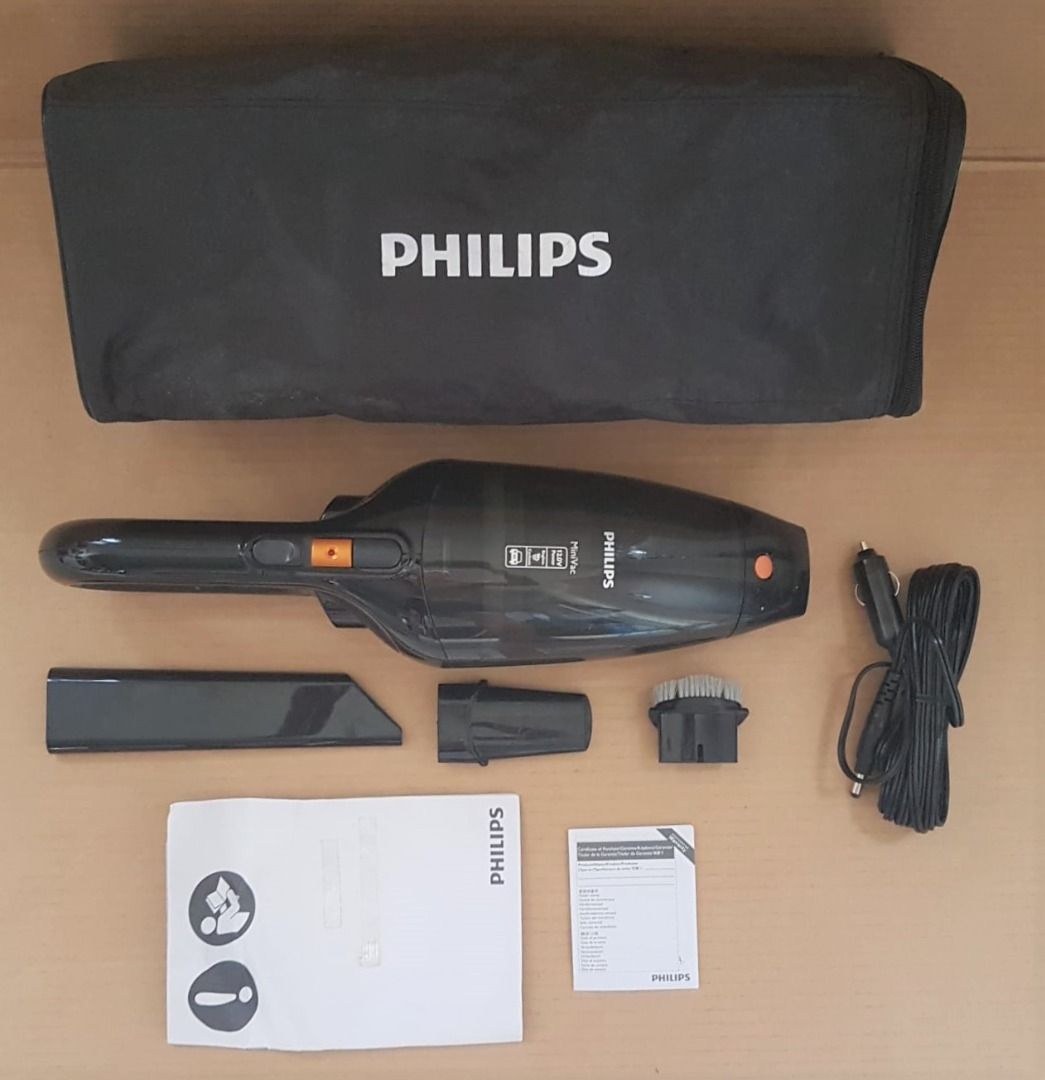 Versatile Philips MiniVac, Handheld vacuum cleaner, Bagless cyclonic ...