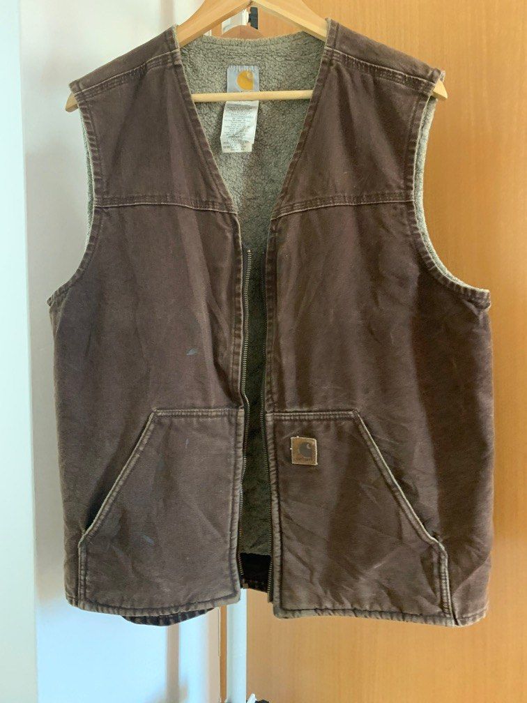 Vintage carhartt vest, Men's Fashion, Tops & Sets, Vests on Carousell