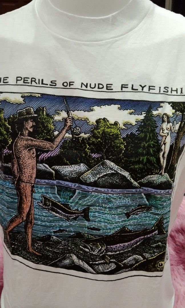 Vintage fishing shirt tee, Men's Fashion, Tops & Sets, Tshirts & Polo  Shirts on Carousell