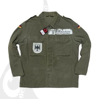 Vintage jaket seragam bdu german army