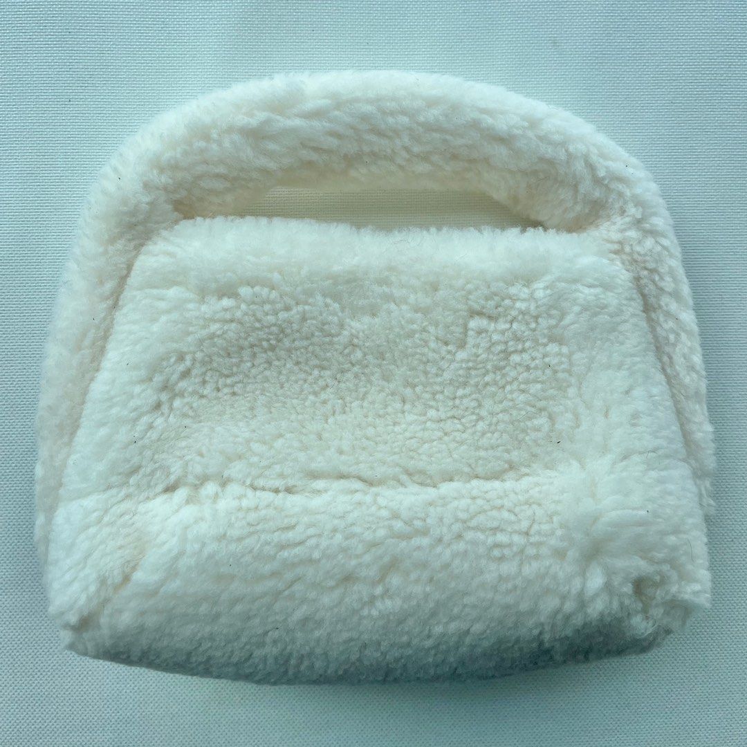 White fluffy store bag