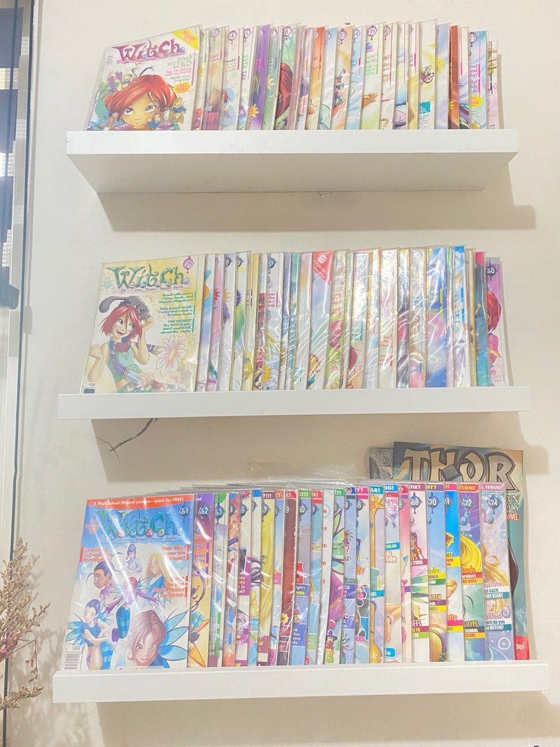 W.I.T.C.H. Comics full set (Category: Comics & Manga) located in Pasig City. Submitted by martinasummer13 (Listing ID 1246585764, Image 1). Description: Update as of July 2026~ Selling as Set only~ 24,000 for sure buyer—- this was years of me collecting, searching sellers, trading, and wrapping them properly to preserve quality. No lowballing . Token memories from 2000s era of ads inside the magazines. Issues 1-74, only missing 73 In good conditi
