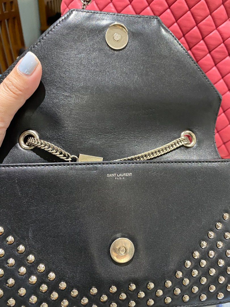 YSL black leather sling bag (Category: Cross-body Bags) located in Butuan. Submitted by natalday (Listing ID 1246656985, Image 3). Description: authentic .