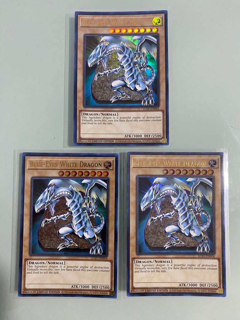 Yugioh BlueEyes White Dragon LC01EN004 Ultra Rare Limited