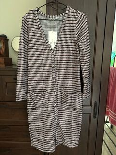 Zara Textured Midi Dress