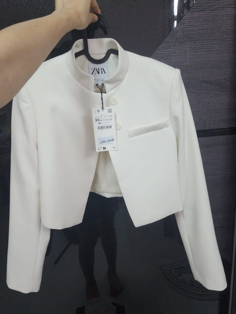 Zara White Coat Blazers (Brand New) High Quality Original Authentic,  Women'S Fashion, Tops, Other Tops On Carousell