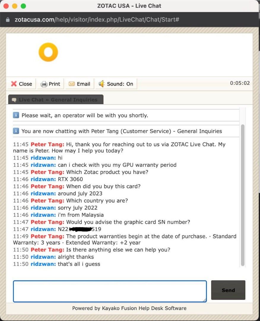 Zotac RTX 3060 12GB GDDR6 Twin Edge OC (warranty extended to 07/2027), Computers & Tech, Parts
