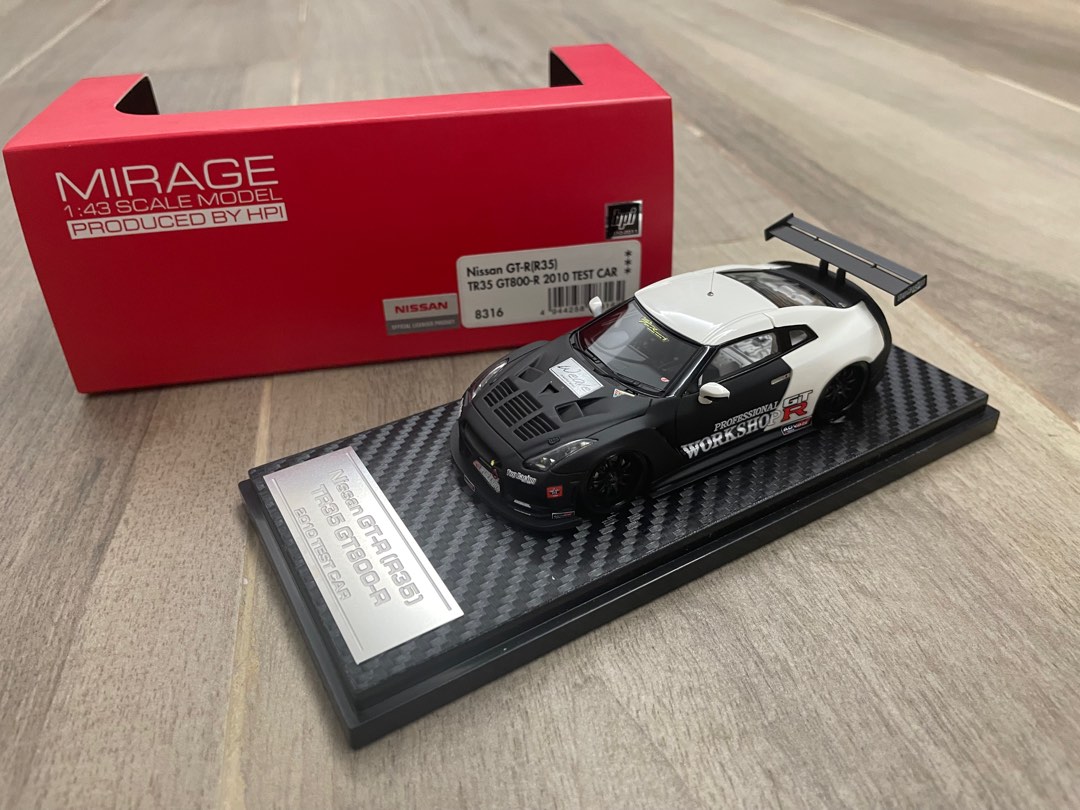 1/43 Mirage hpi GTR R35 TR35 GT800-R 2010 Test Car, 興趣及