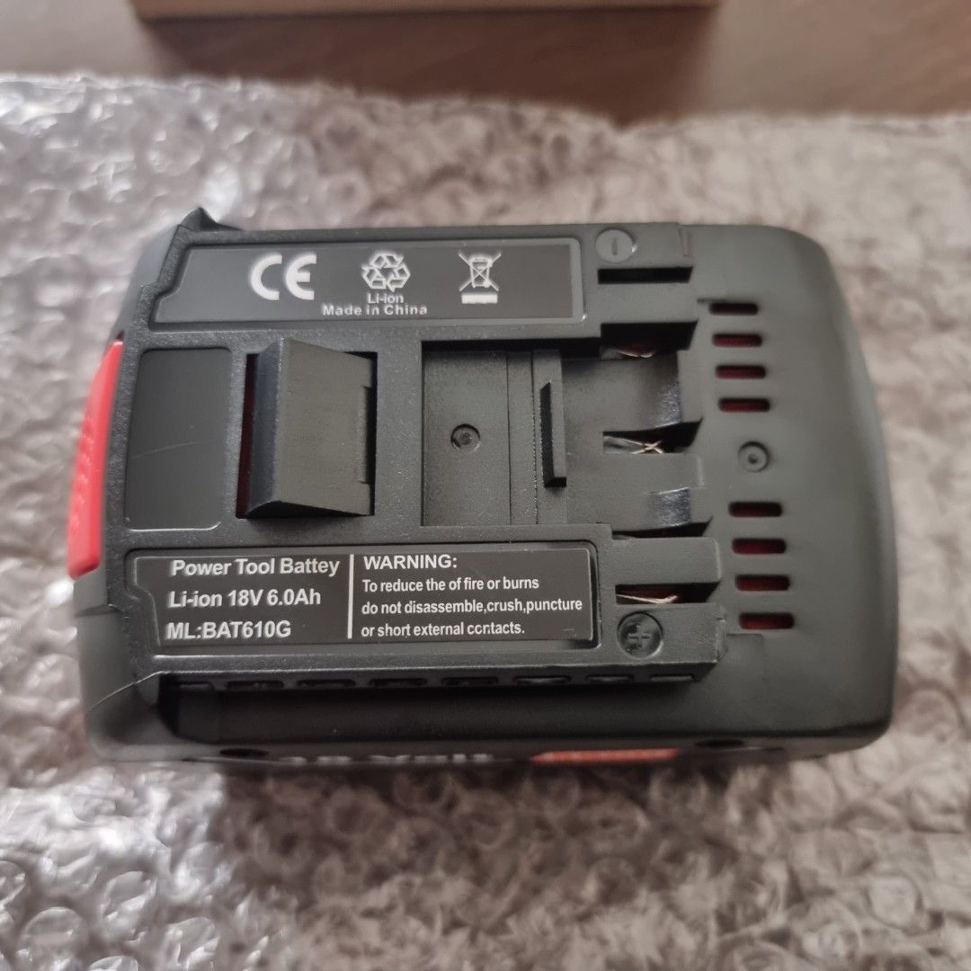 Bosch 18v clearance 6.0 ah battery
