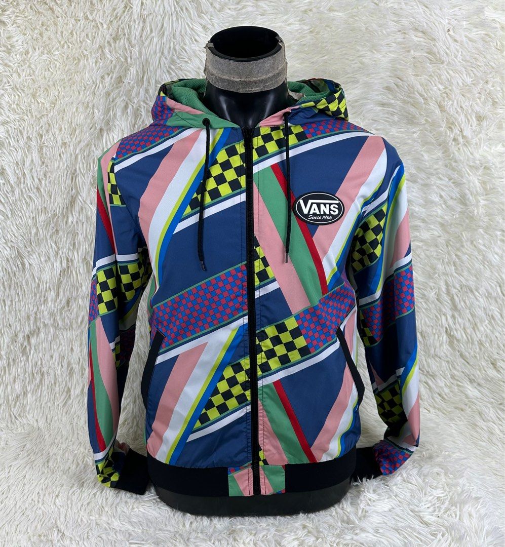 Vans windbreaker mens shop sale
