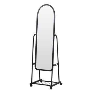 2205 Black 可移動落地鏡 Portable Mirror 全身鏡 穿衣鏡 試衣鏡 家具 掛牆鏡 直身鏡 連身鏡 落地鏡 座地鏡 鏡子 三色可撿 全新包送貨