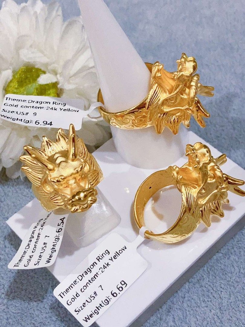 24k deals dragon ring