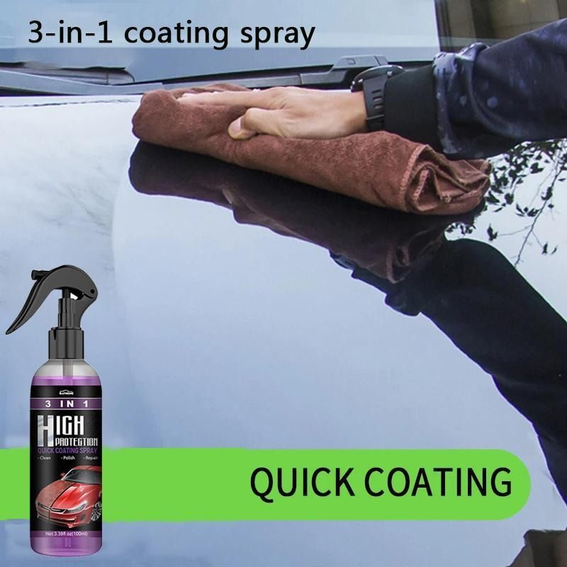 500ml Car Ceramic Coating Spray 3 In 1 Car Paint Repair Shield