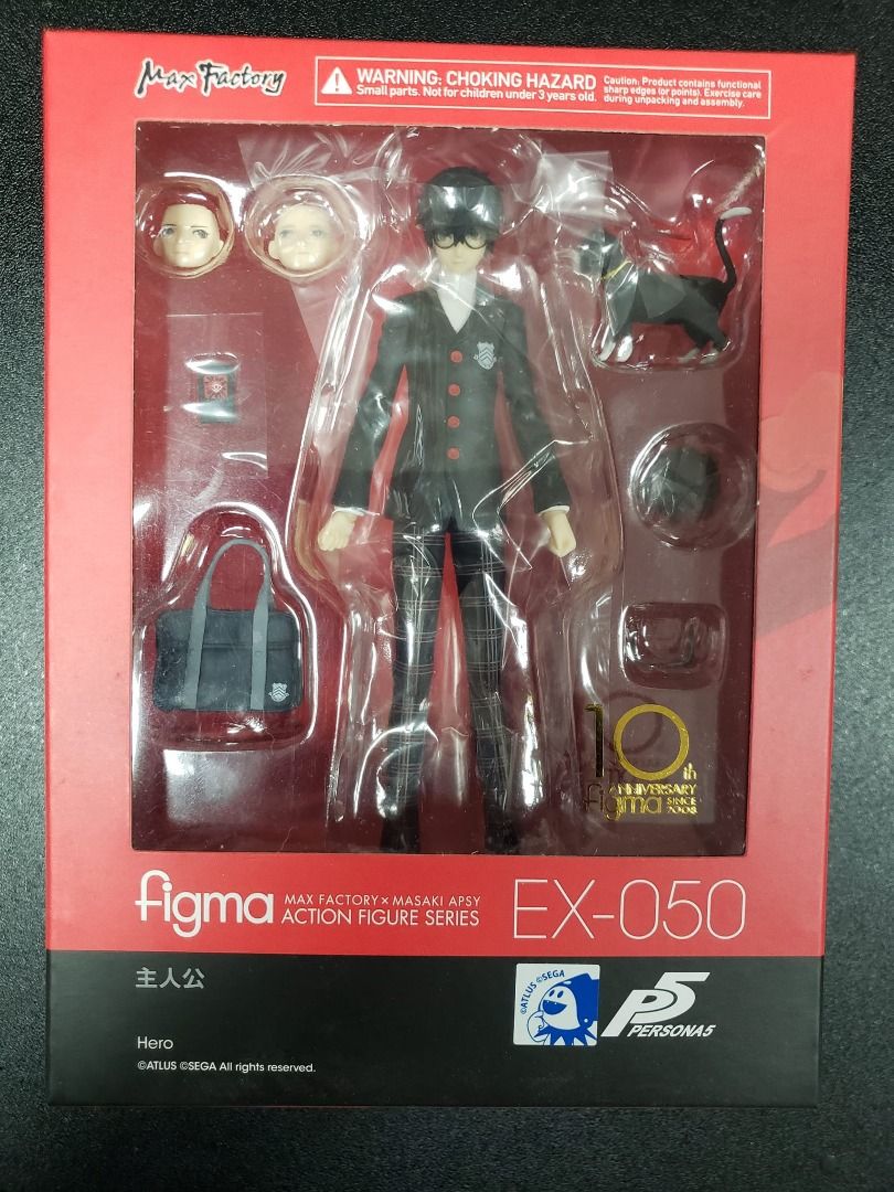 全新日版Figma EX-050 Persona P5 女神異聞錄hero 主人公雨宮蓮便服