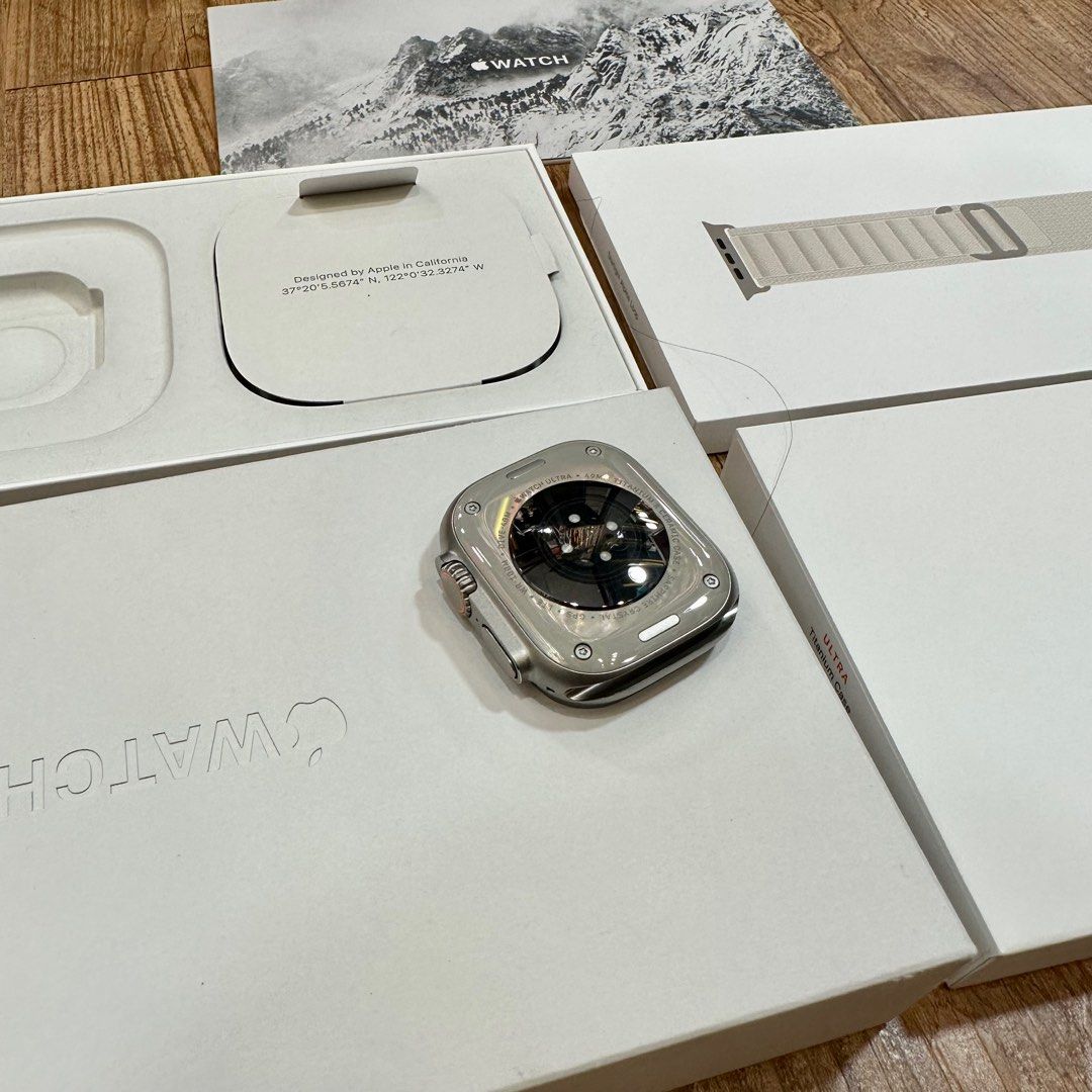 現貨！長保固拆封新品Apple Watch Ultra 49mm 鈦金屬LTE 星光白版本