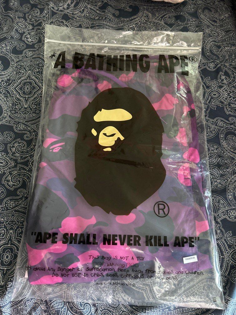 Camo Shark Shorts Purple Bape Shorts Real Vs Fake A Bathing Ape