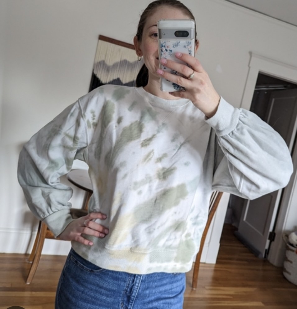 Abercrombie tie die sweatshirt