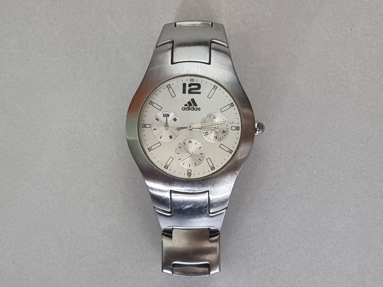 Adidas Chronograph Stainless Steel Watch, Luxury, Watches on Carousell