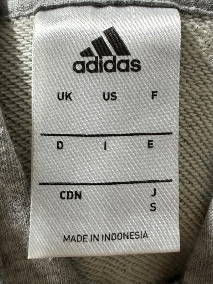 Adidas jacket deals label