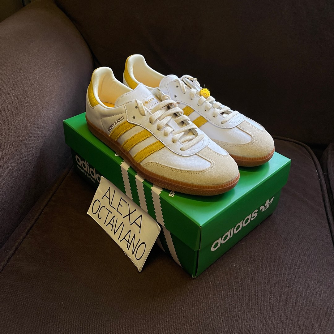 Yellow samba adidas new arrivals